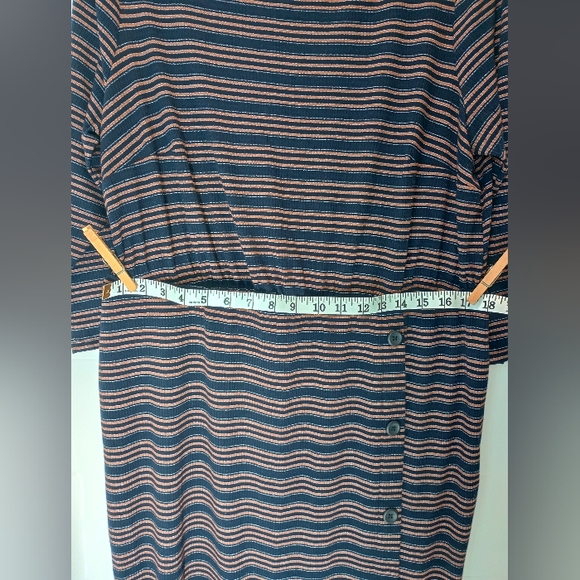 Lane Bryant Boatneck Sheath Dress With Button Detail - Picture 8 of 12